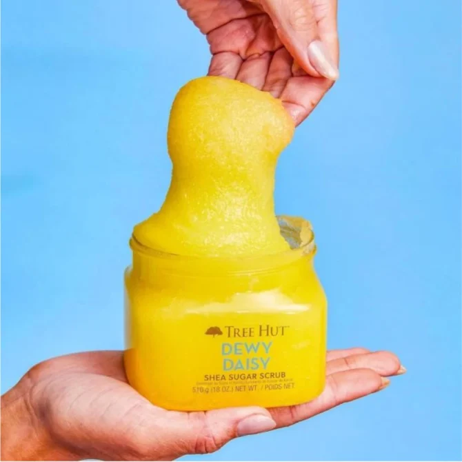 Tree Hut Dewy Daisy Scrub Σώματος 510gr - Απαλή Απολέπιση με Φυσική Φροντίδα