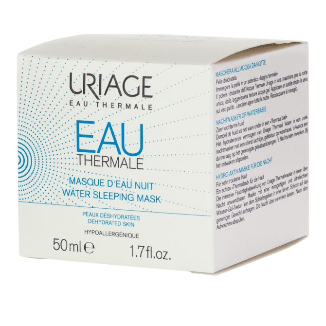 Uriage Water Sleeping Mask Uriage Water Sleeping Mask μάσκα νύχτας για ενυδάτωση και λάμψη