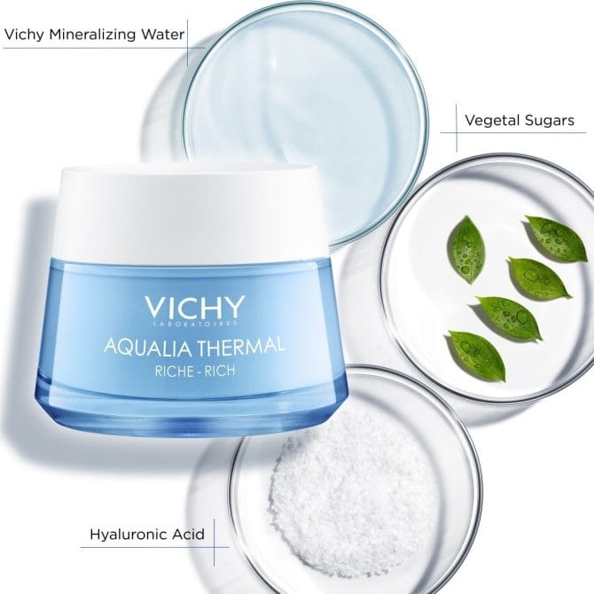 Vichy Aqualia Thermal Rich κρέμα για το πρόσωπο Vichy Aqualia Thermal Rich ενυδατική κρέμα προσώπου