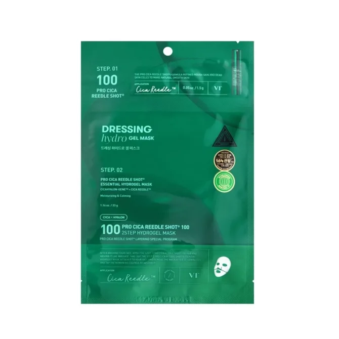 VT Cosmetics Cica Reedle Shot Μάσκα Προσώπου με Centella Asiatica για Λείανση και Αναζωογόνηση