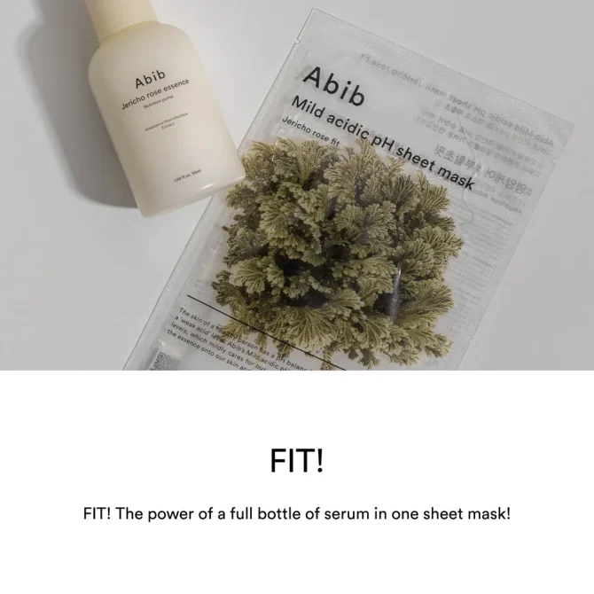 Abib Mild Acidic Ph Sheet Jericho Rose Fit Μάσκα Προσώπου για Απαλή Ενυδάτωση και Θρέψη 30ml