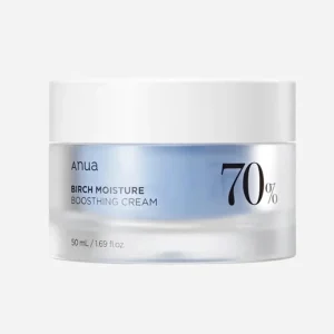 Anua Birch Moisture 70% Κρέμα Προσώπου 50ml για Ενυδάτωση και Ρύθμιση Λιπαρότητας με Υαλουρονικό Οξύ & Πανθενόλη