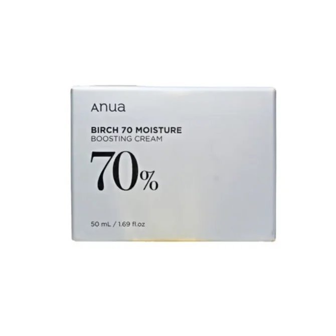 Anua Birch Moisture 70% Κρέμα Προσώπου 50ml για Ενυδάτωση και Ρύθμιση Λιπαρότητας με Υαλουρονικό Οξύ & Πανθενόλη