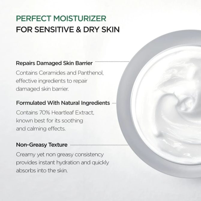Anua Heartleaf 70% Intense Calming Cream 5