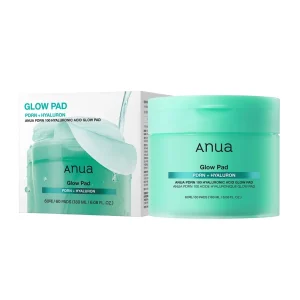 Anua Pdrn 100 Hyaluronic Acid Glow Pad Μάσκα Ομορφιάς Προσώπου για Λάμψη και Ενυδάτωση 60 Τμχ