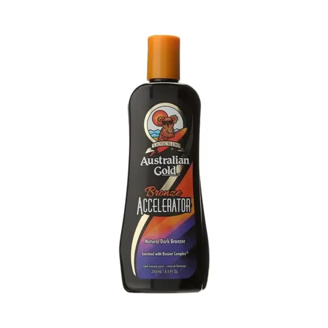 Australian Gold Bronze Accelerator Dark Tanning Lotion 250ml - Εντατικό Μαύρισμα Σώματος
