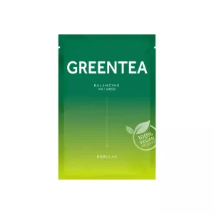 Barulab The Clean Vegan Mask Balancing Green Tea - Μάσκα Προσώπου για Βαθιά Ενυδάτωση και Αναζωογόνηση