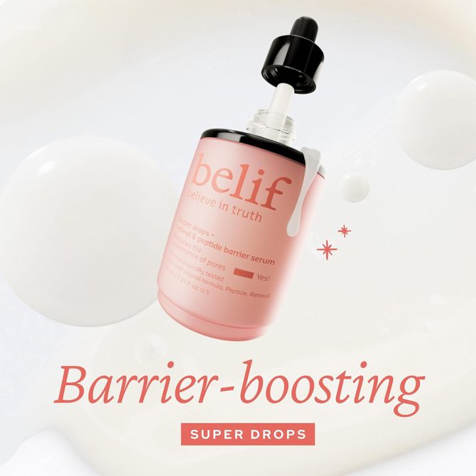Belif Super Drops Retinol & Peptide Barrier 4 Belif Super Drops Retinol & Peptide Barrier Serum 30ml – Ορός Αναδόμησης
