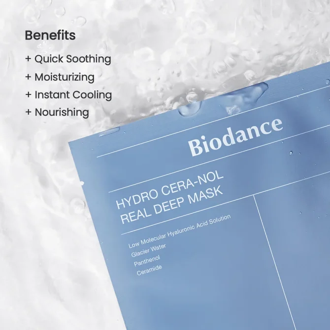 biodance-hydro-cera-nol-real-deep-mask-34g 3 Biodance Hydro Cera-Nol Real Deep Mask 34g – Μάσκα Προσώπου Ενυδάτωσης