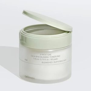 Celimax Cica Bha Blemish Toner Pad – 60 Τονωτικά Pads για Καθαρό Δέρμα
