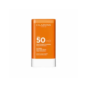 Clarins Solaire Invisible Stick SPF50 Αντηλιακό Προσώπου και Χειλιών 17g για Άμεση Προστασία