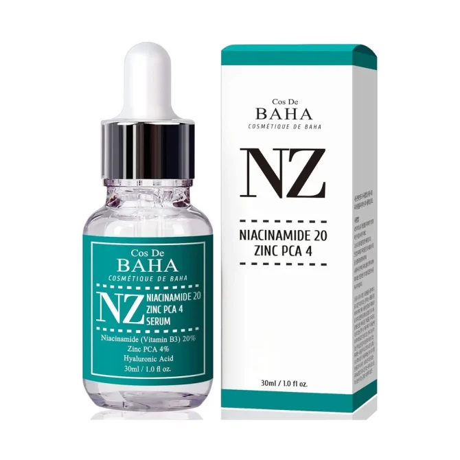 Cos De Baha NZ Niacinamide 20 Zinc PCA 4 Serum 2 Cos De Baha NZ Niacinamide 20 Zinc PCA 4 Serum Προσώπου με Νιασιναμίδη & Υαλουρονικό Οξύ 30ml