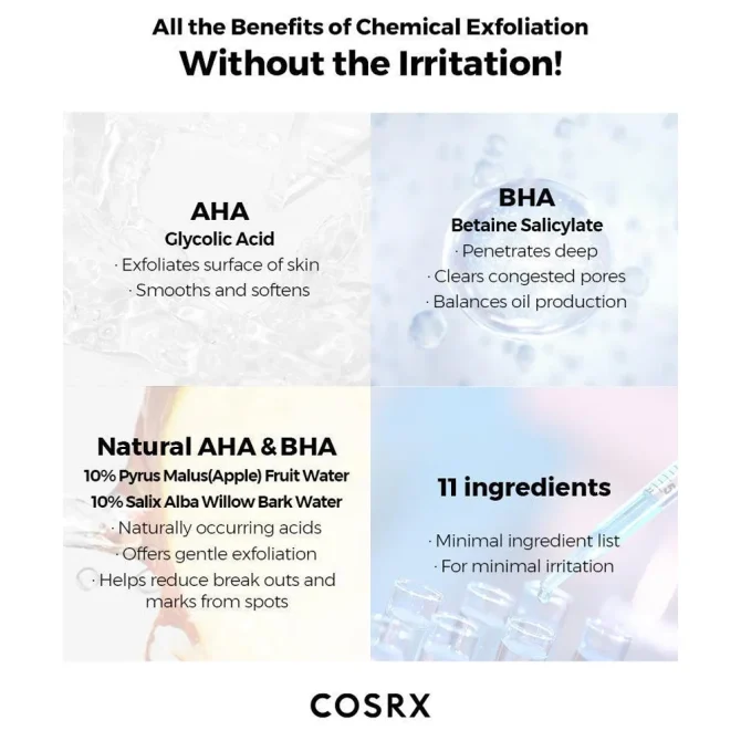 Cosrx AHA BHA Clarifying Treatment Toner 150ml 3 Cosrx AHA BHA Clarifying Treatment Toner 150ml 3