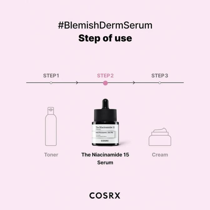 Cosrx The Niacinamide 15 Serum 50ml – Ορός Νιασιναμίδης Λάμψης