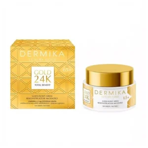 Dermika Luxury Gold 24k Ενυδατική Κρέμα Προσώπου 65+ 50ml
