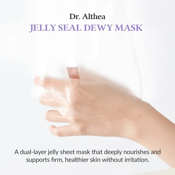 Dr. Althea Jelly Seal Dewy Μάσκα Ομορφιάς Προσώπου με Centella Asiatica για Επανόρθωση