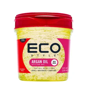 Eco Style Argan Oil Gel Μαλλιών 235ml – Φυσική Φροντίδα και Κράτημα