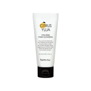 Farm Stay Citrus Yuja Αφρός Καθαρισμού Προσώπου 100ml – Φρεσκάδα & Φωτεινότητα