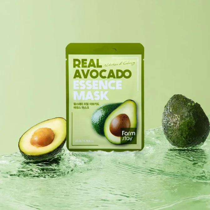 Farm stay Real Avocado Essence Mask 23ml 3 Farm stay Real Avocado Essence Mask 23ml Μάσκα Προσώπου με Αβοκάντο