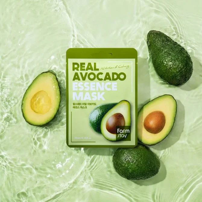 Farm stay Real Avocado Essence Mask 23ml 2 Farm stay Real Avocado Essence Mask 23ml Μάσκα Προσώπου με Αβοκάντο