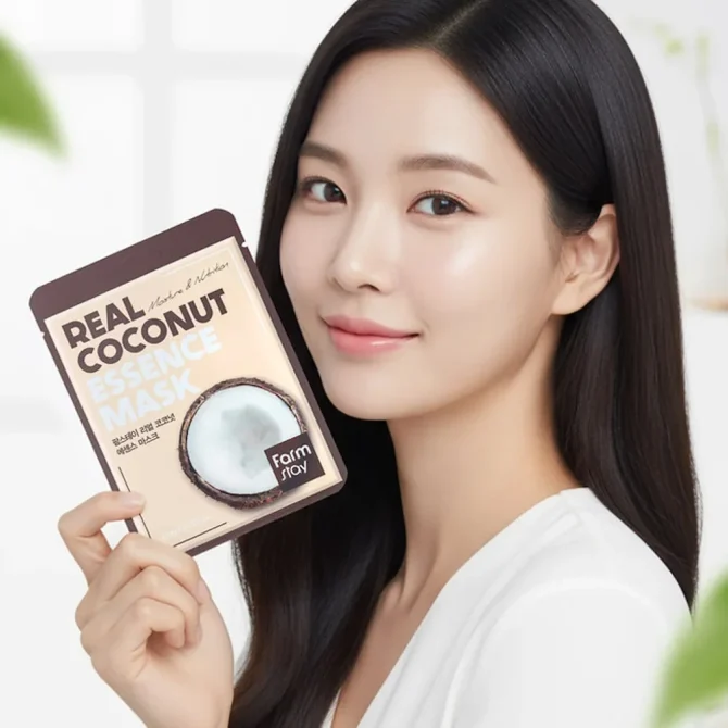 Farm stay Real Coconut Essence Mask 23ml Μάσκα Προσώπου με Καρύδα