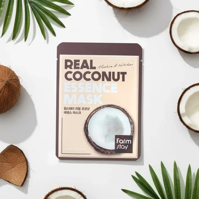 Farm stay Real Coconut Essence Mask 23ml Μάσκα Προσώπου με Καρύδα