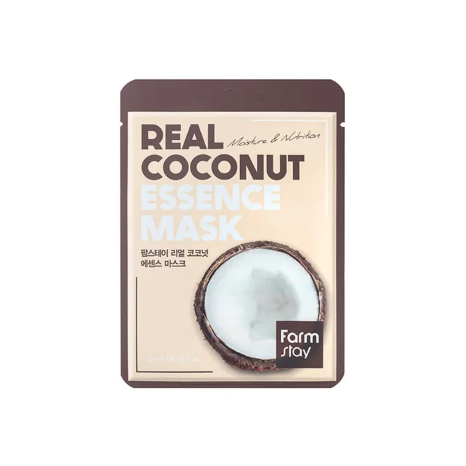 Farm stay Real Coconut Essence Mask 23ml Μάσκα Προσώπου με Καρύδα