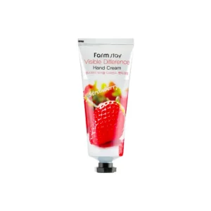 Farm stay Visible Difference Cream Χεριών με Φράουλα 100ml για Ανάπλαση & Ενυδάτωση