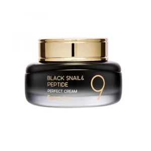 Farmstay Black Snail & Peptide 9 Perfect Ενυδατική Κρέμα Προσώπου με Έκκριμα Σαλιγκαριού & Πεπτίδια 55ml