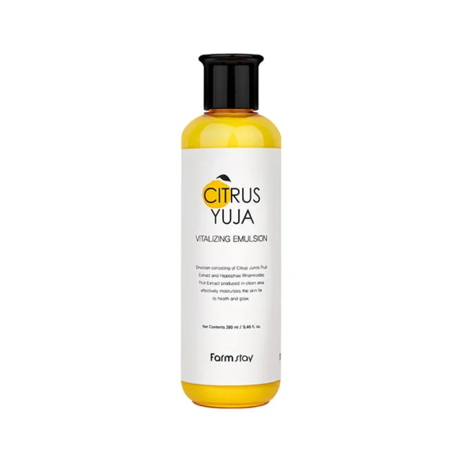 Farmstay Citrus Yuja Face Vitalizing Emulsion Ενυδατικό Γαλάκτωμα Προσώπου 280ml