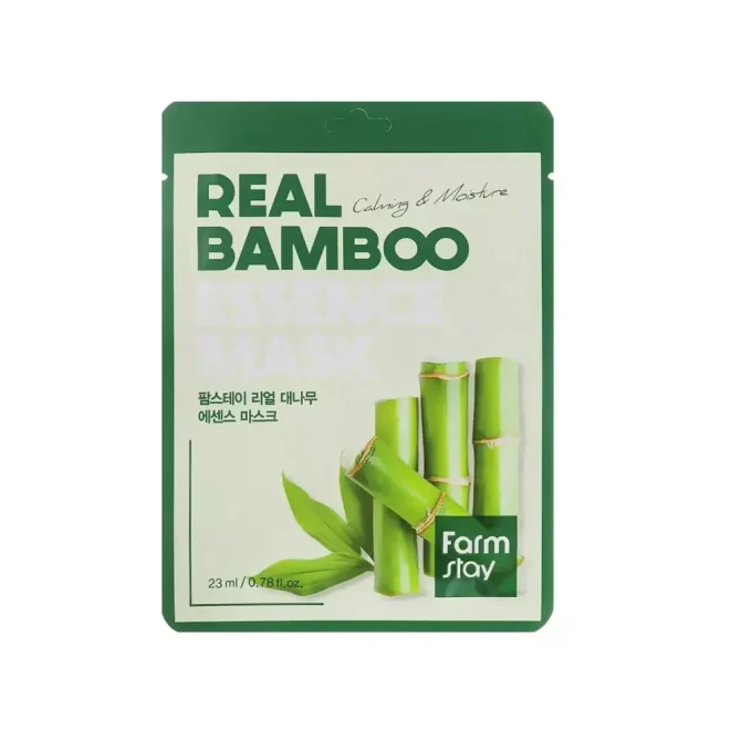 Farmstay Real Bamboo Essence Mask 23ml Farmstay Real Bamboo Essence Mask 23ml Μάσκα Προσώπου με Μπαμπού