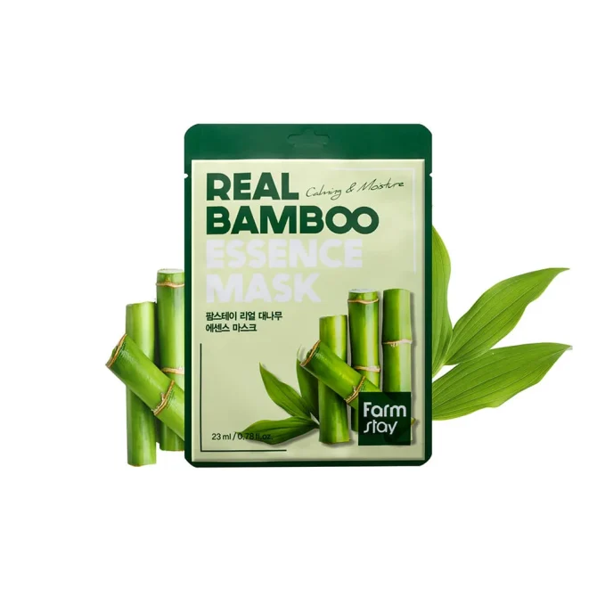 Farmstay Real Bamboo Essence Mask 23ml 2 Farmstay Real Bamboo Essence Mask 23ml Μάσκα Προσώπου με Μπαμπού