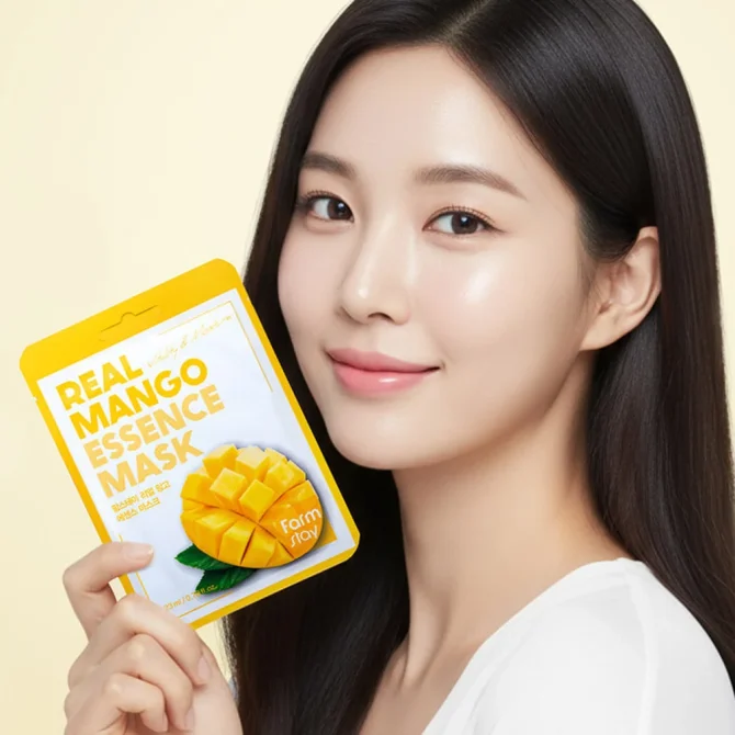 Farmstay Real Mango sheet Essence Mask 23ml 3 Farmstay Real Mango sheet Essence Mask 23ml Μάσκα Προσώπου με Μάνγκο