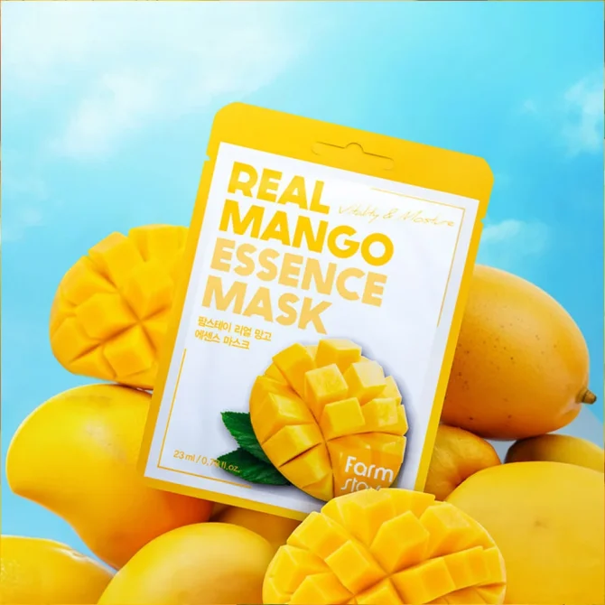 Farmstay Real Mango sheet Essence Mask 23ml 5 Farmstay Real Mango sheet Essence Mask 23ml Μάσκα Προσώπου με Μάνγκο