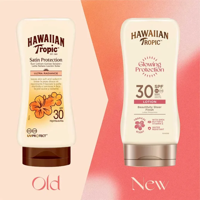 Hawaiian Tropic Satin Protection Ultra Radiance SPF30 180ml - Αδιάβροχη Αντηλιακή Λοσιόν Σώματος