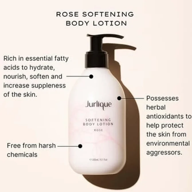 Jurlique Softening Rose Body Lotion 300ml 5 Jurlique Softening Rose Body Lotion 300ml Ενυδατική Λοσιόν Σώματος για Βαθιά Ενυδάτωση και Φροντίδα