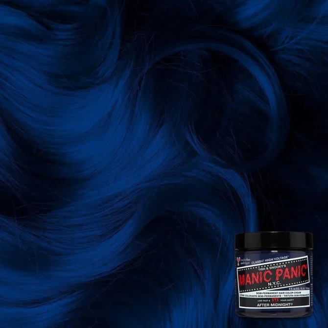 Manic Panic High Voltage After Midnight 118ml Ημιμόνιμη Βαφή Μαλλιών Μπλε