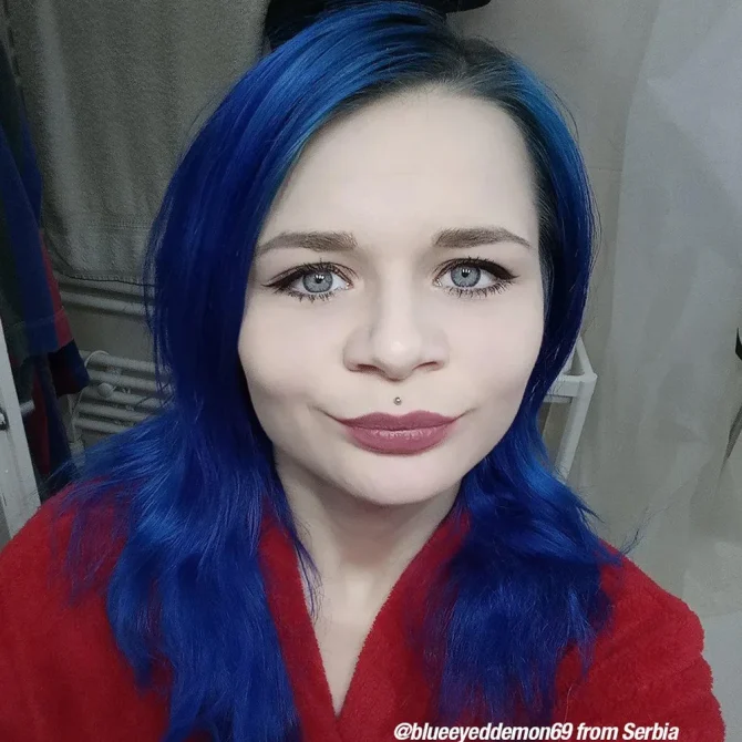 Manic Panic High Voltage After Midnight 118ml Ημιμόνιμη Βαφή Μαλλιών Μπλε