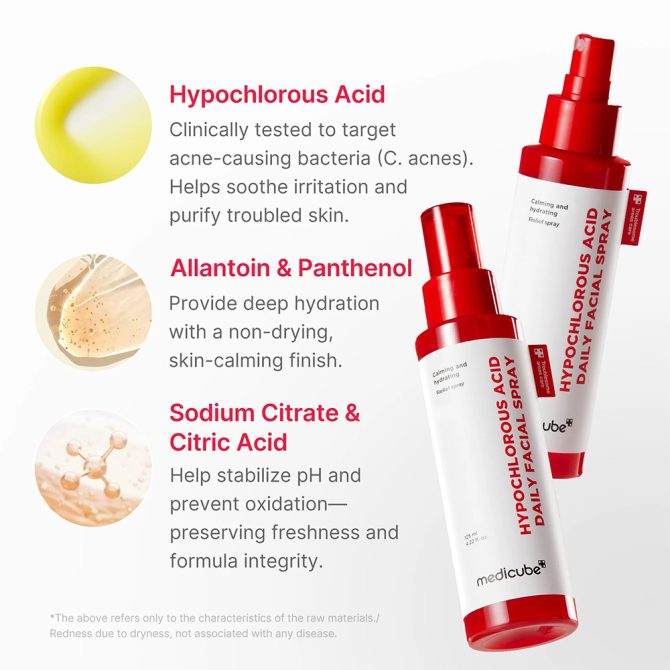 Medicube Hypochlorous Acid Daily Facial Spray 125ml – Καθημερινό Facial Spray Προσώπου