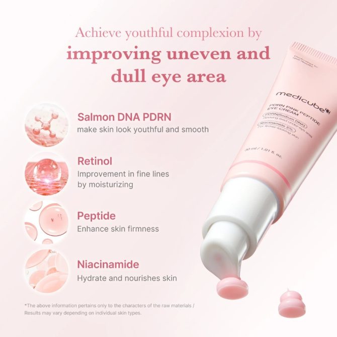 Medicube PDRN Pink Peptide Eye Cream 3