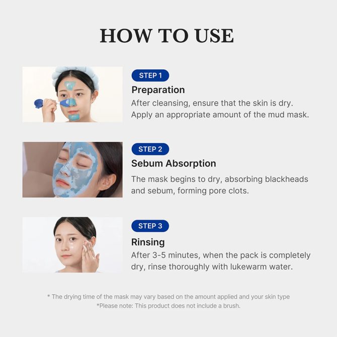 Medicube Zero Pore Blackhead Mud Mask 5 Medicube Zero Pore Blackhead Mud Mask 100g – Μάσκα Καθαρισμού Πόρων