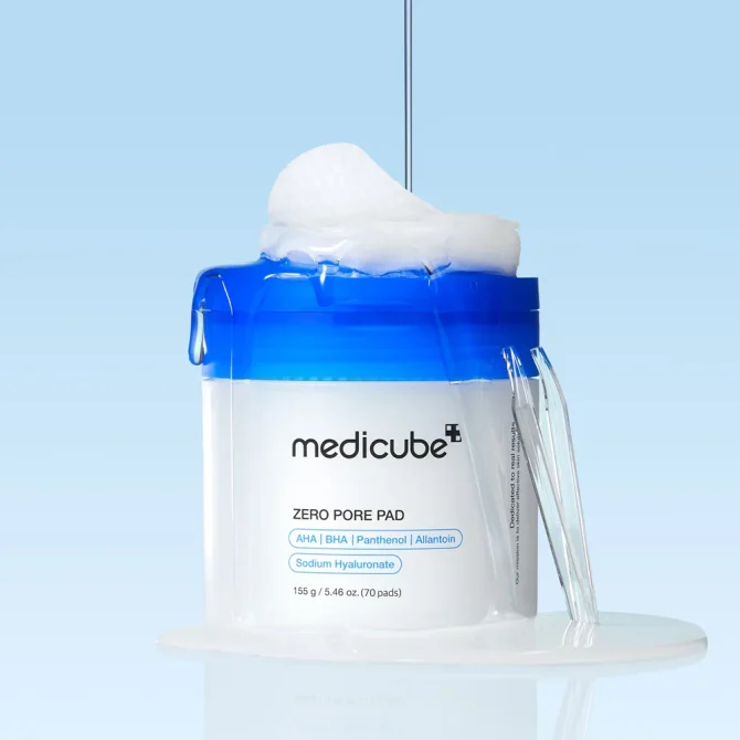 Medicube Zero Pore Pad 2.0 Pads 70ct 3 Medicube Zero Pore Pad 2.0 Pads Προσώπου με AHA & BHA 70τμχ – Βαθύς Καθαρισμός & Περιποίηση