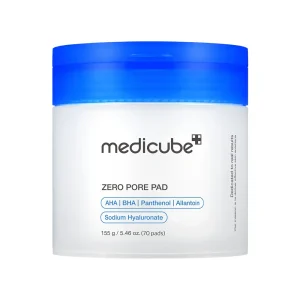 Medicube Zero Pore Pad 2.0 Pads Προσώπου με AHA & BHA 70τμχ – Βαθύς Καθαρισμός & Περιποίηση