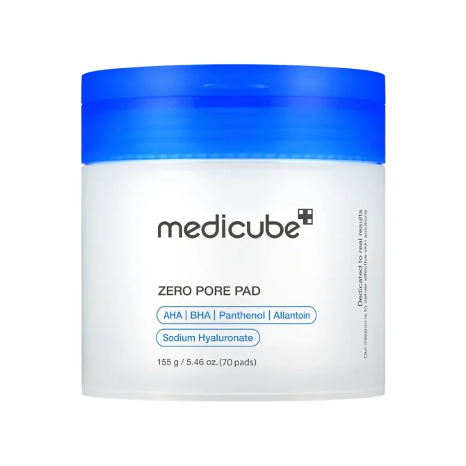 Medicube Zero Pore Pad 2.0 Pads 70ct Medicube Zero Pore Pad 2.0 Pads Προσώπου με AHA & BHA 70τμχ – Βαθύς Καθαρισμός & Περιποίηση