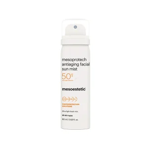 Mesoestetic Mesoprotech SPF50 Antiaging Αντηλιακό Mist Προσώπου 60ml – Ισχυρή Προστασία & Αντιγήρανση