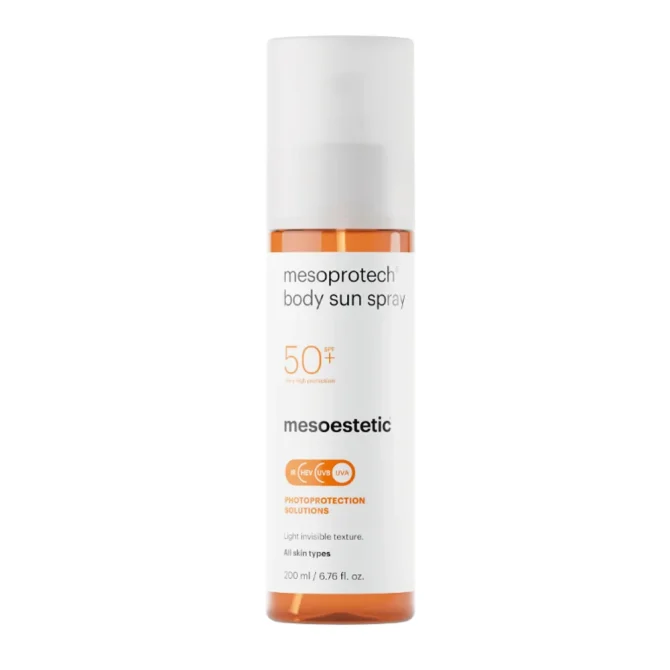 Mesoestetic Mesoprotech SPF50 Αδιάβροχο Αντηλιακό Spray Σώματος 200ml