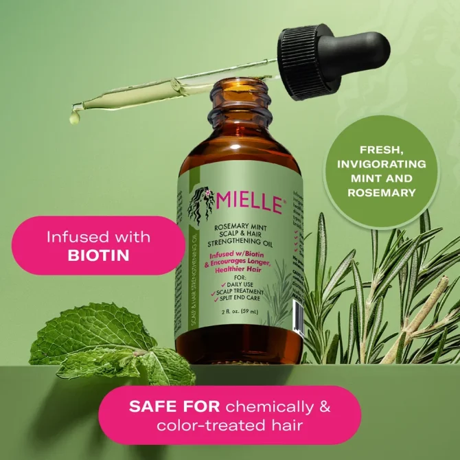 Mielle Rosemary Mint 59ml Λάδι για Τριχωτό & Μαλλιά με Biotin