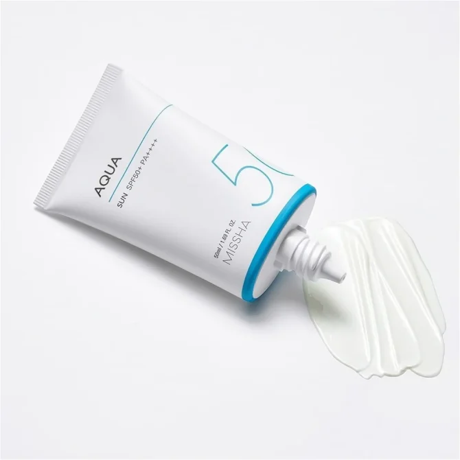 Missha All Around Safe Block Aqua Sun Gel SPF50 - Αδιάβροχη Αντηλιακή Κρέμα Προσώπου 50ml