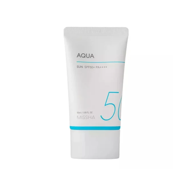 Missha All Around Safe Block Aqua Sun Gel SPF50 - Αδιάβροχη Αντηλιακή Κρέμα Προσώπου 50ml