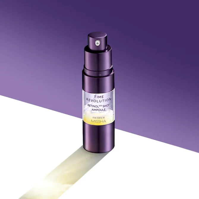 Missha Time Revolution Retinol 500 Shot Ampoule 7 Missha Time Revolution Retinol 500 Shot Ampoule - Ορός Νύχτας με Ρετινόλη 10ml